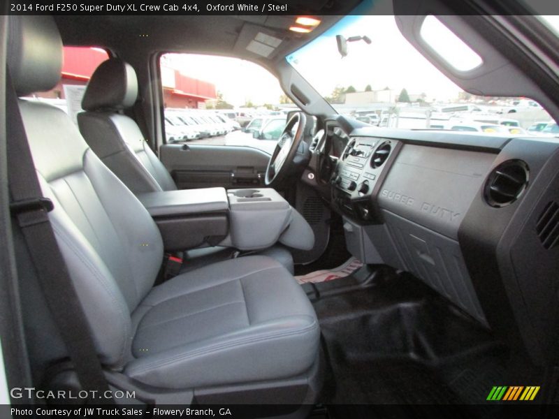 Oxford White / Steel 2014 Ford F250 Super Duty XL Crew Cab 4x4