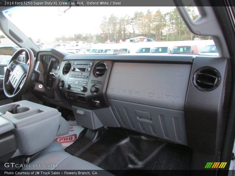 Oxford White / Steel 2014 Ford F250 Super Duty XL Crew Cab 4x4