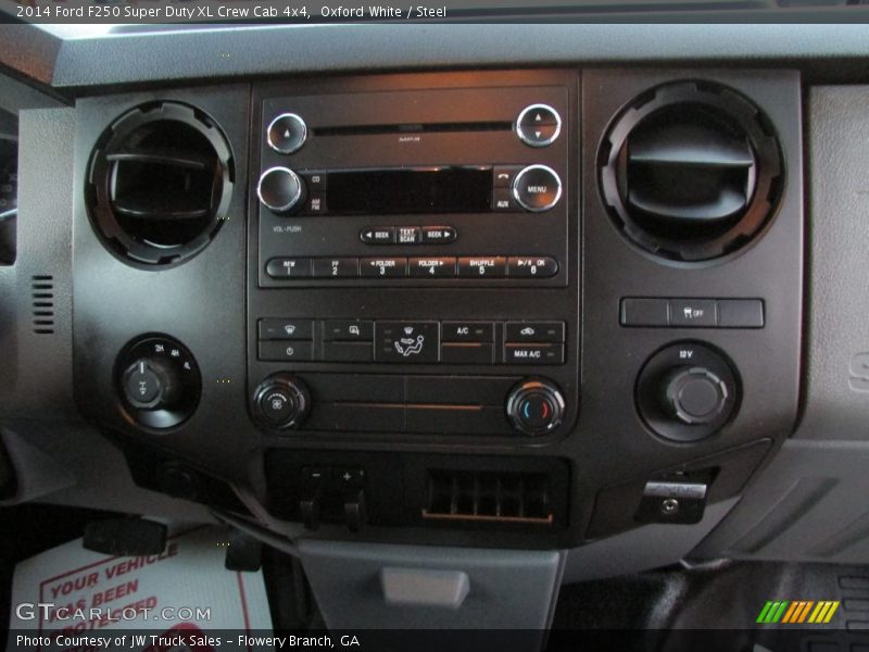 Oxford White / Steel 2014 Ford F250 Super Duty XL Crew Cab 4x4
