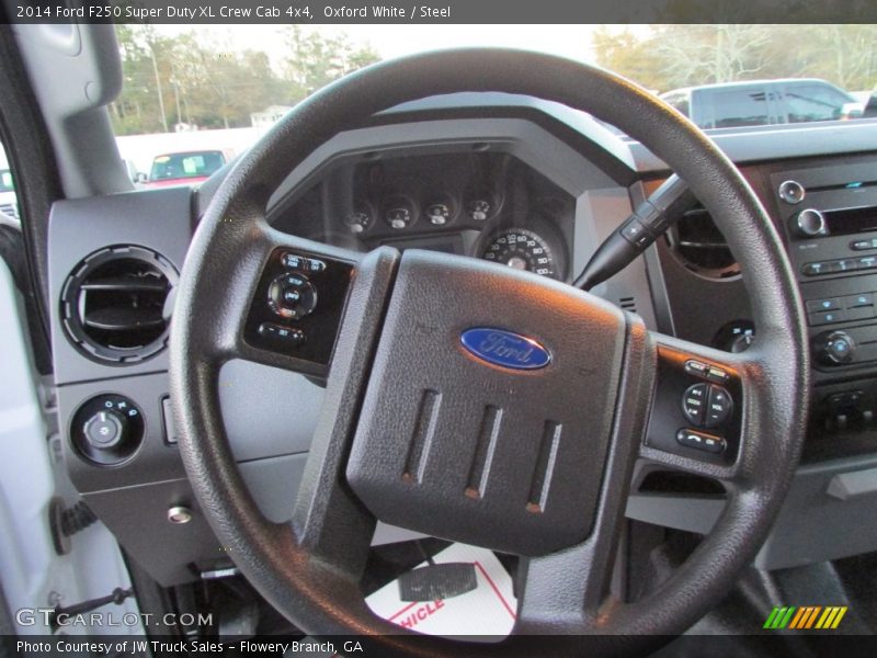 Oxford White / Steel 2014 Ford F250 Super Duty XL Crew Cab 4x4