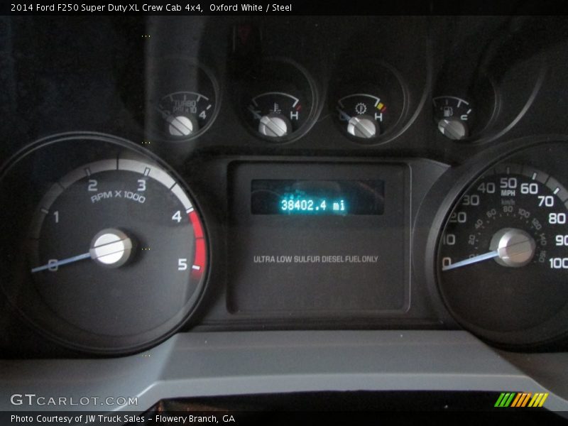 Oxford White / Steel 2014 Ford F250 Super Duty XL Crew Cab 4x4