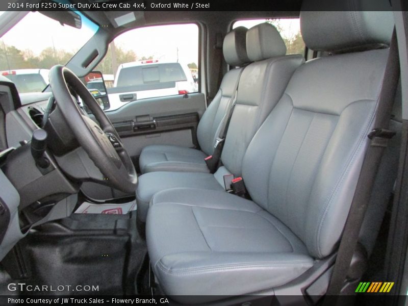 Oxford White / Steel 2014 Ford F250 Super Duty XL Crew Cab 4x4