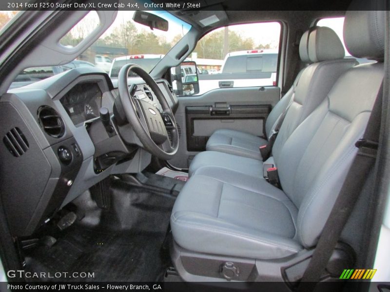 Oxford White / Steel 2014 Ford F250 Super Duty XL Crew Cab 4x4