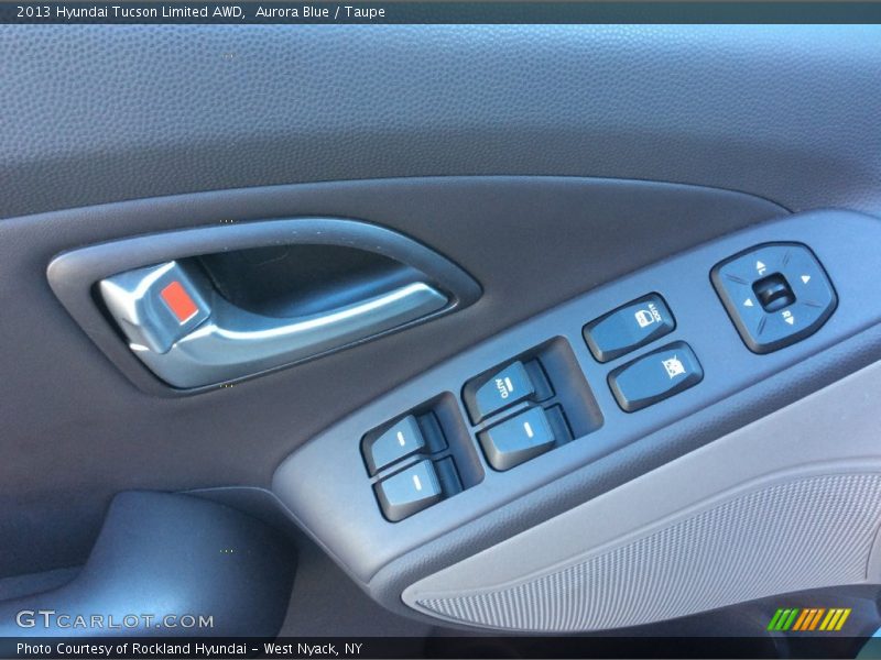 Aurora Blue / Taupe 2013 Hyundai Tucson Limited AWD