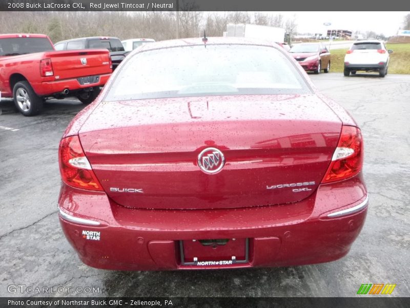 Red Jewel Tintcoat / Neutral 2008 Buick LaCrosse CXL