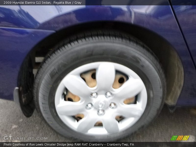 Regatta Blue / Gray 2009 Hyundai Elantra GLS Sedan