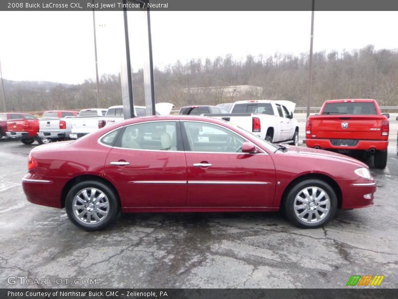 Red Jewel Tintcoat / Neutral 2008 Buick LaCrosse CXL