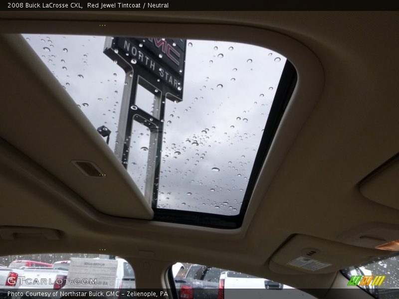 Red Jewel Tintcoat / Neutral 2008 Buick LaCrosse CXL