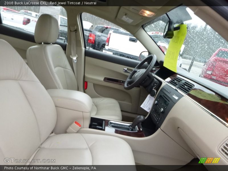 Red Jewel Tintcoat / Neutral 2008 Buick LaCrosse CXL