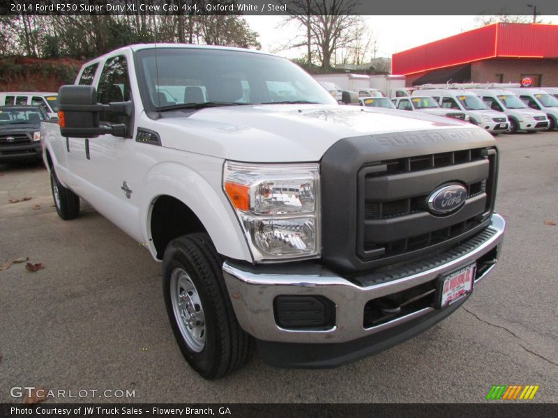 Oxford White / Steel 2014 Ford F250 Super Duty XL Crew Cab 4x4
