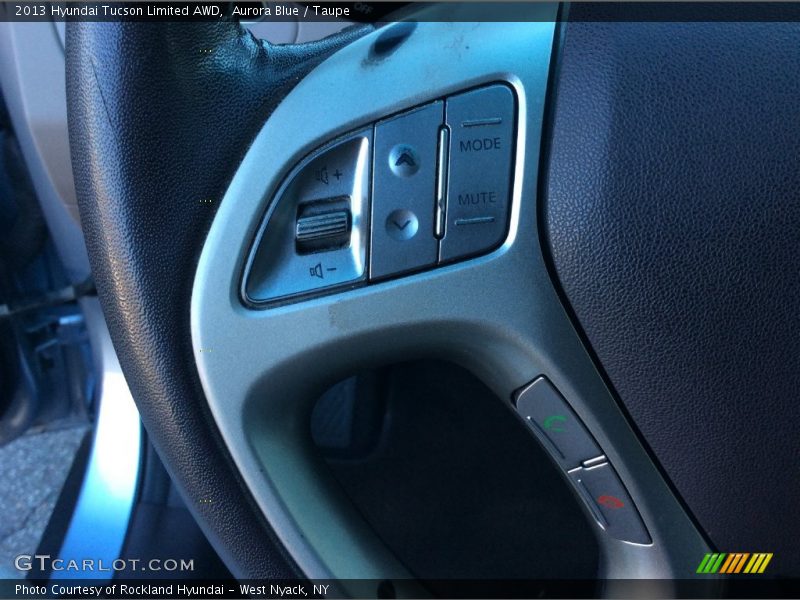 Aurora Blue / Taupe 2013 Hyundai Tucson Limited AWD