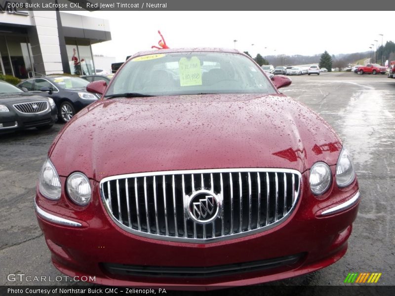 Red Jewel Tintcoat / Neutral 2008 Buick LaCrosse CXL