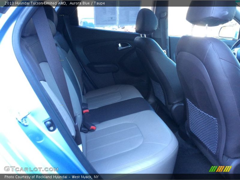 Aurora Blue / Taupe 2013 Hyundai Tucson Limited AWD