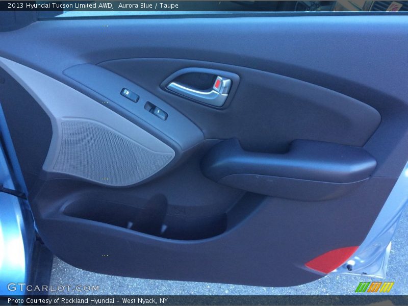 Aurora Blue / Taupe 2013 Hyundai Tucson Limited AWD