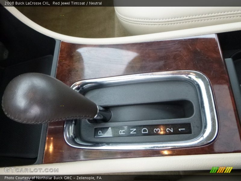 Red Jewel Tintcoat / Neutral 2008 Buick LaCrosse CXL