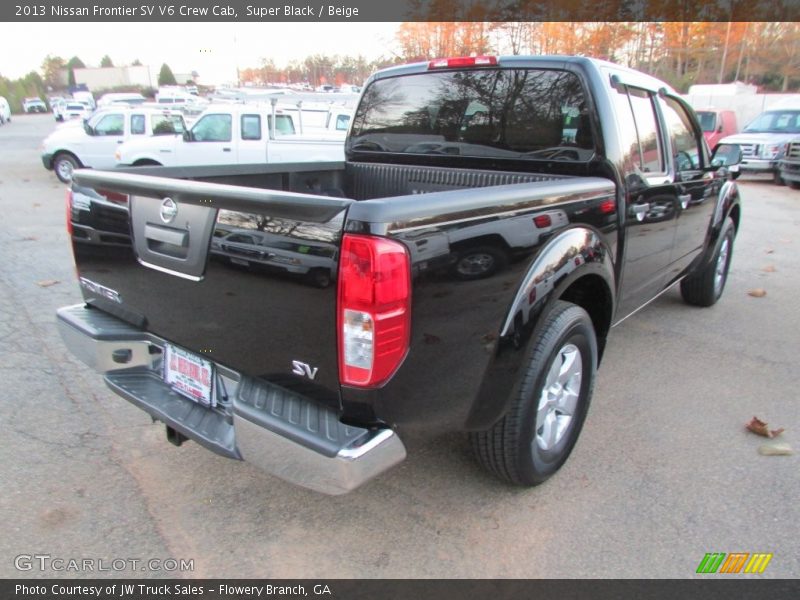 Super Black / Beige 2013 Nissan Frontier SV V6 Crew Cab