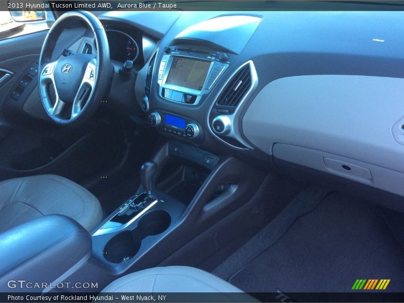 Aurora Blue / Taupe 2013 Hyundai Tucson Limited AWD