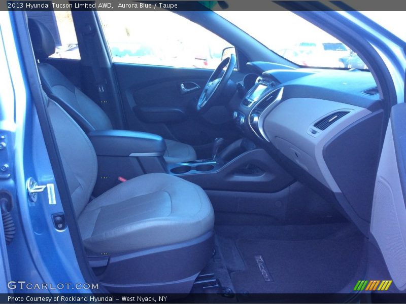 Aurora Blue / Taupe 2013 Hyundai Tucson Limited AWD
