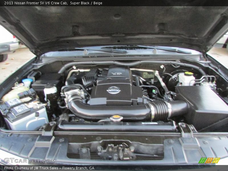 Super Black / Beige 2013 Nissan Frontier SV V6 Crew Cab