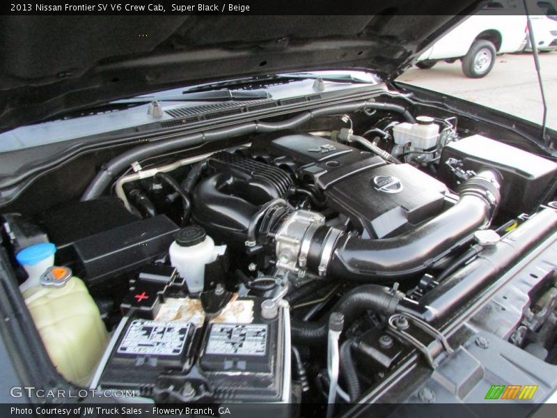 Super Black / Beige 2013 Nissan Frontier SV V6 Crew Cab