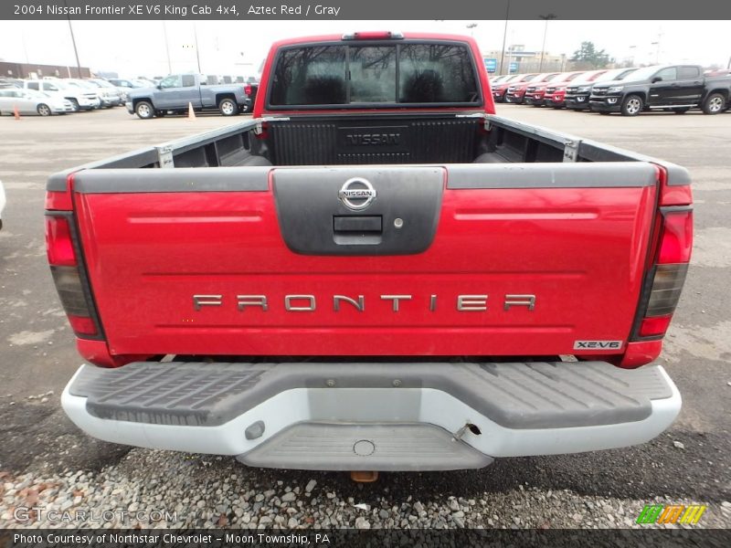 Aztec Red / Gray 2004 Nissan Frontier XE V6 King Cab 4x4