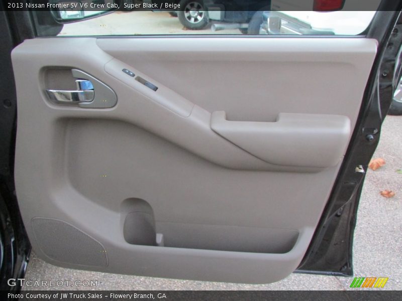 Super Black / Beige 2013 Nissan Frontier SV V6 Crew Cab