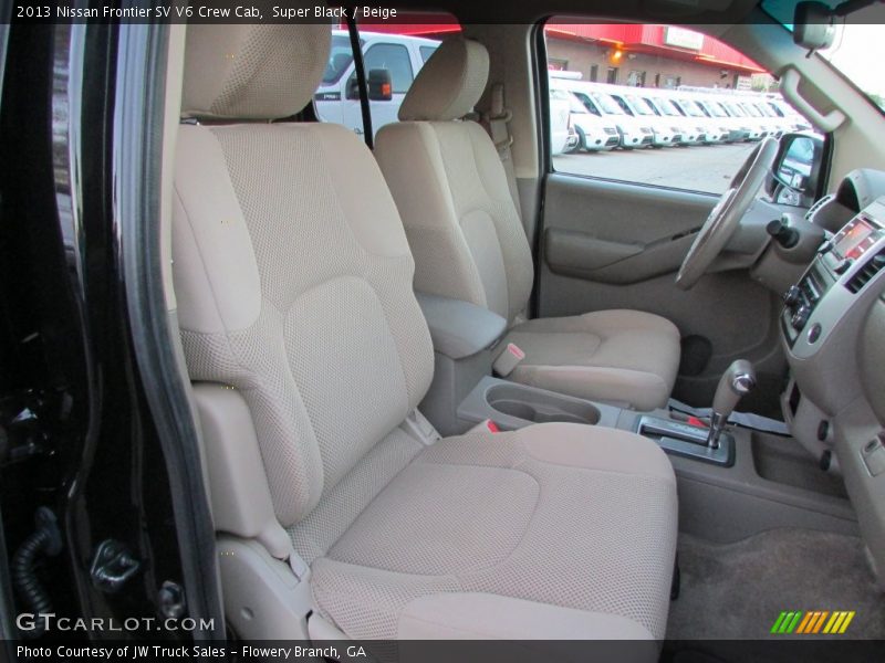Super Black / Beige 2013 Nissan Frontier SV V6 Crew Cab