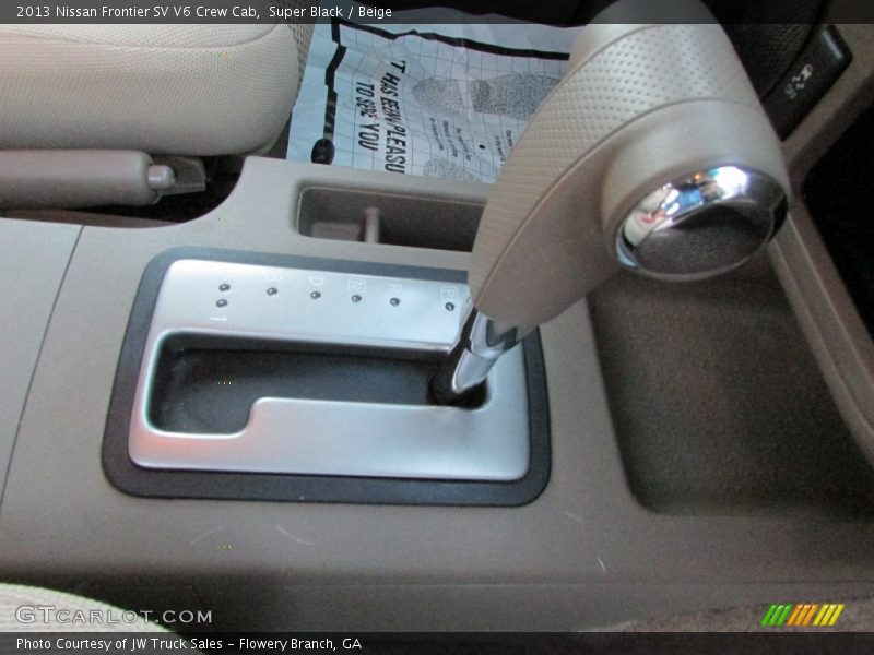 Super Black / Beige 2013 Nissan Frontier SV V6 Crew Cab