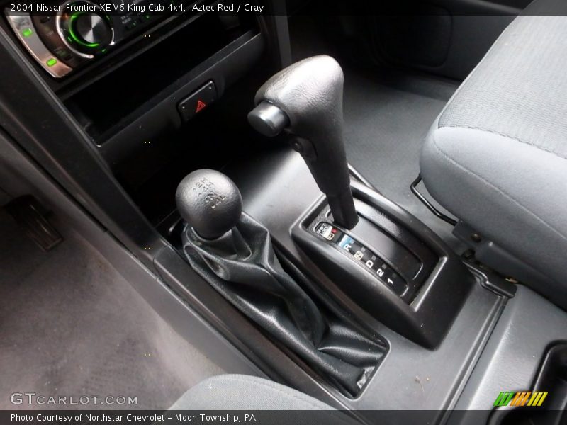 Aztec Red / Gray 2004 Nissan Frontier XE V6 King Cab 4x4