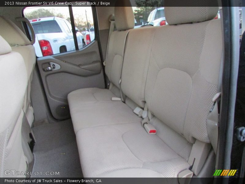 Super Black / Beige 2013 Nissan Frontier SV V6 Crew Cab