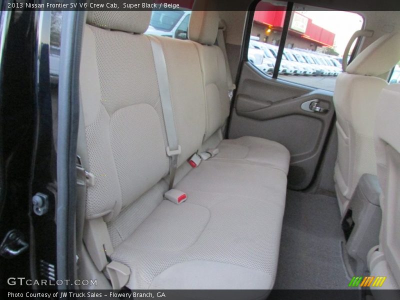 Super Black / Beige 2013 Nissan Frontier SV V6 Crew Cab