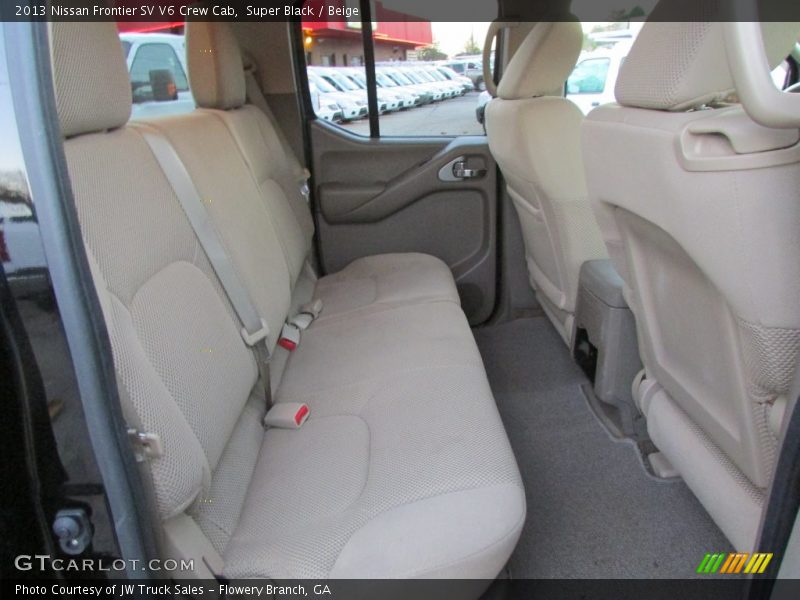 Super Black / Beige 2013 Nissan Frontier SV V6 Crew Cab