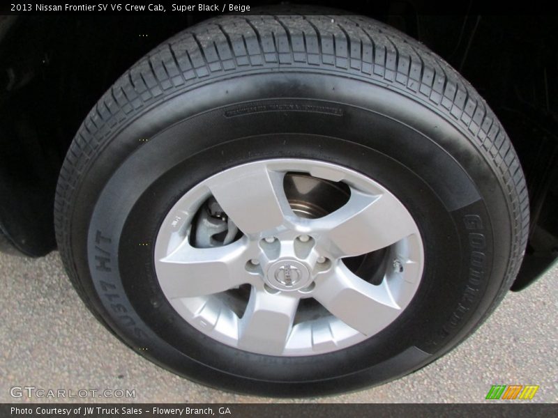 Super Black / Beige 2013 Nissan Frontier SV V6 Crew Cab