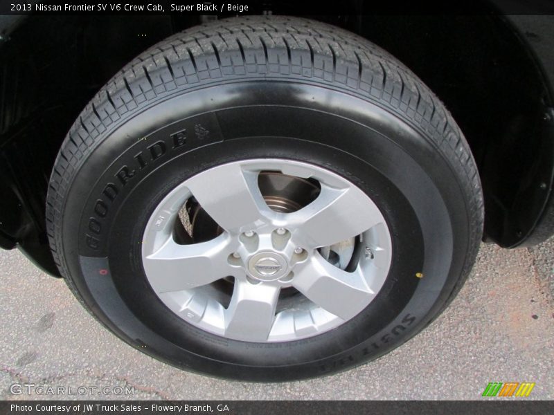 Super Black / Beige 2013 Nissan Frontier SV V6 Crew Cab