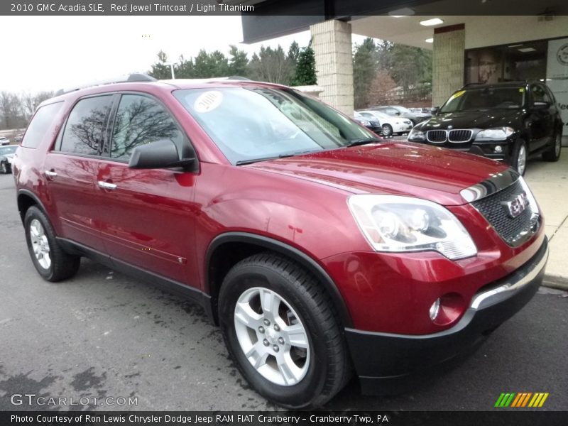 Red Jewel Tintcoat / Light Titanium 2010 GMC Acadia SLE