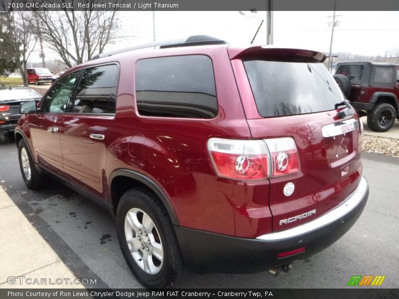 Red Jewel Tintcoat / Light Titanium 2010 GMC Acadia SLE