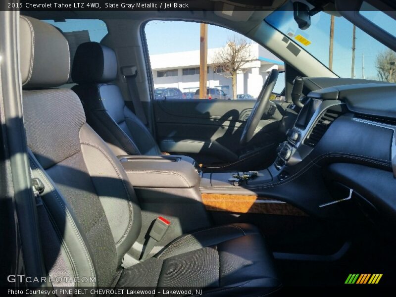 Slate Gray Metallic / Jet Black 2015 Chevrolet Tahoe LTZ 4WD