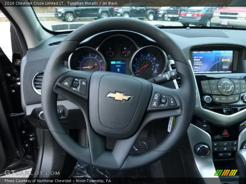 Tungsten Metallic / Jet Black 2016 Chevrolet Cruze Limited LT