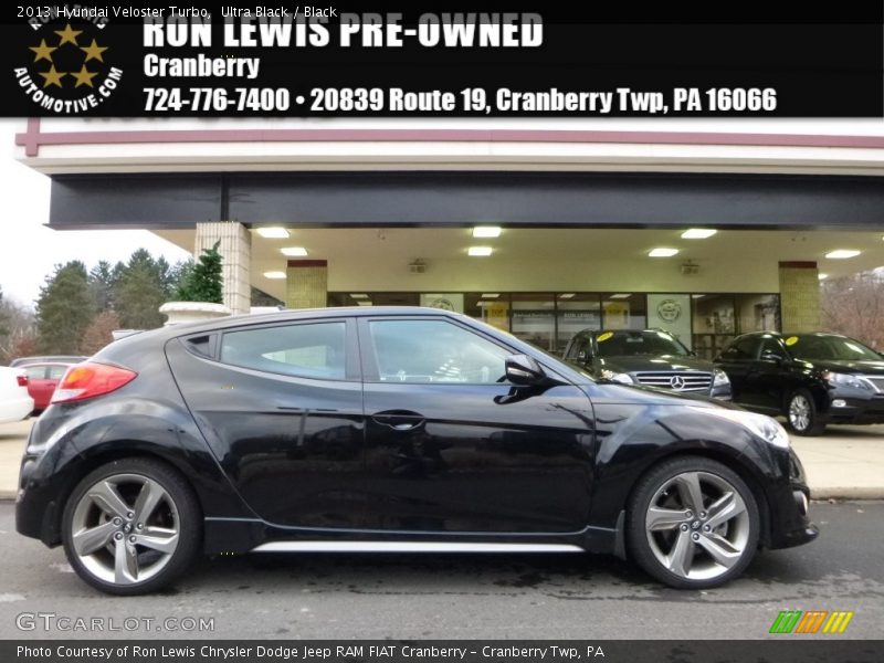 Ultra Black / Black 2013 Hyundai Veloster Turbo