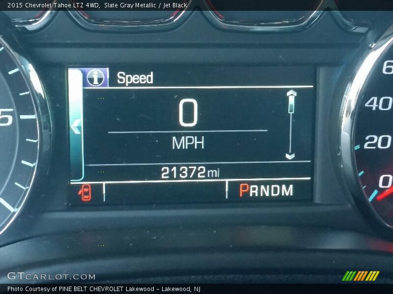 Slate Gray Metallic / Jet Black 2015 Chevrolet Tahoe LTZ 4WD