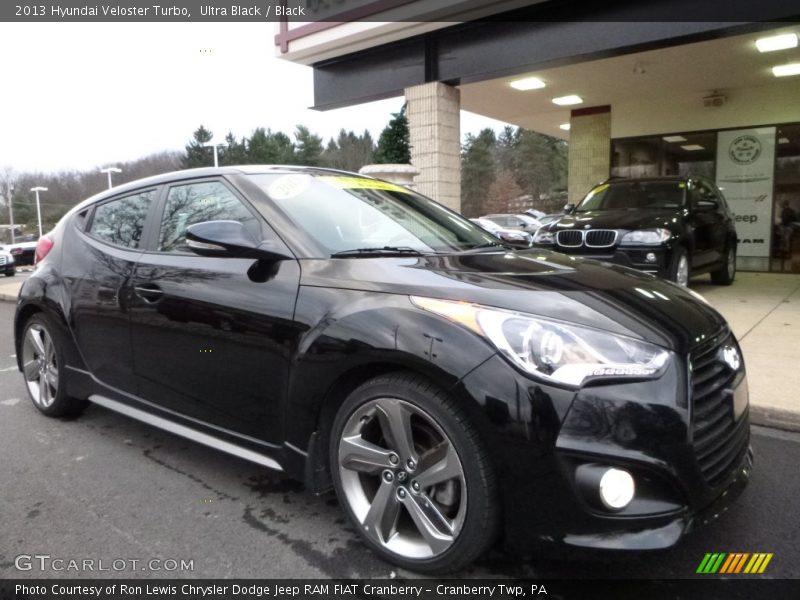 Ultra Black / Black 2013 Hyundai Veloster Turbo
