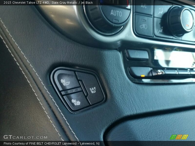Slate Gray Metallic / Jet Black 2015 Chevrolet Tahoe LTZ 4WD