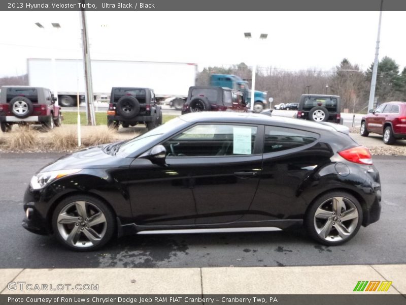 Ultra Black / Black 2013 Hyundai Veloster Turbo