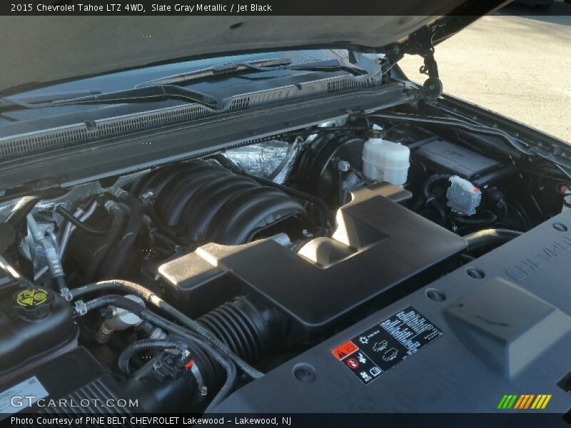 Slate Gray Metallic / Jet Black 2015 Chevrolet Tahoe LTZ 4WD