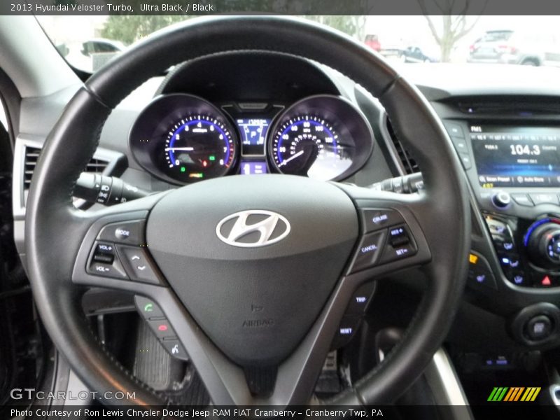 Ultra Black / Black 2013 Hyundai Veloster Turbo