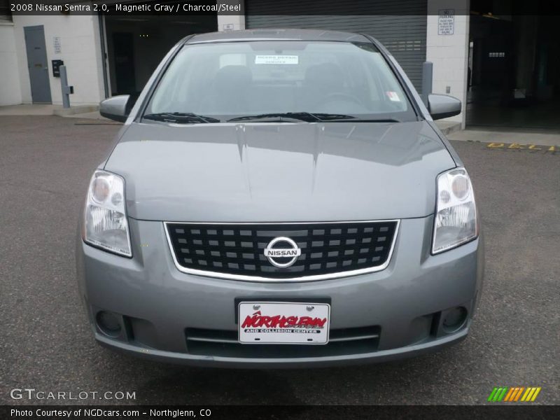 Magnetic Gray / Charcoal/Steel 2008 Nissan Sentra 2.0