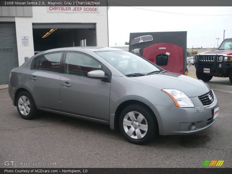 Magnetic Gray / Charcoal/Steel 2008 Nissan Sentra 2.0
