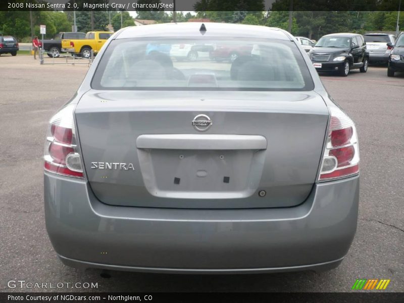 Magnetic Gray / Charcoal/Steel 2008 Nissan Sentra 2.0