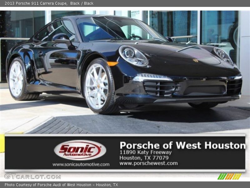 Black / Black 2013 Porsche 911 Carrera Coupe
