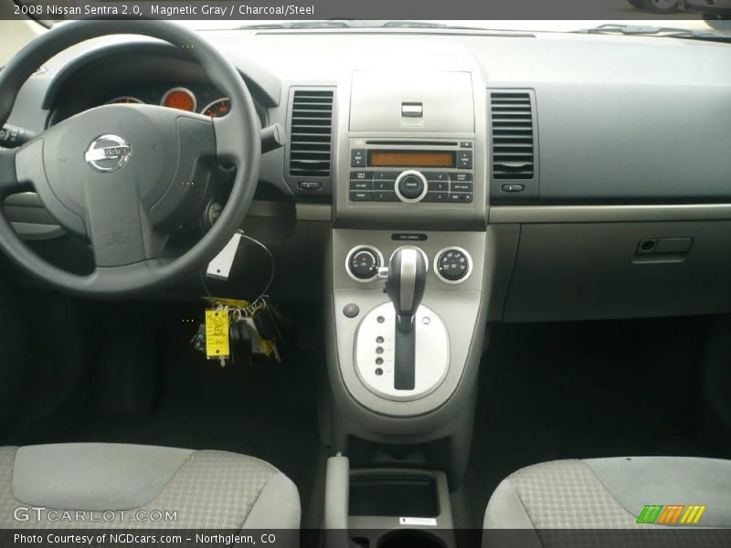Magnetic Gray / Charcoal/Steel 2008 Nissan Sentra 2.0